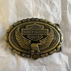 Harley-Davidson Gold and Black Belt Accessory New